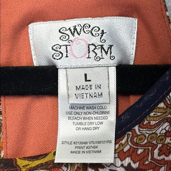 Sweet Storm Asymmetrical High-Low Halter Dress in Brown and Orange - Picture 2 of 8